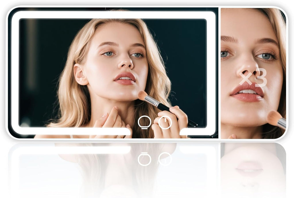 Car sun visor makeup mirror