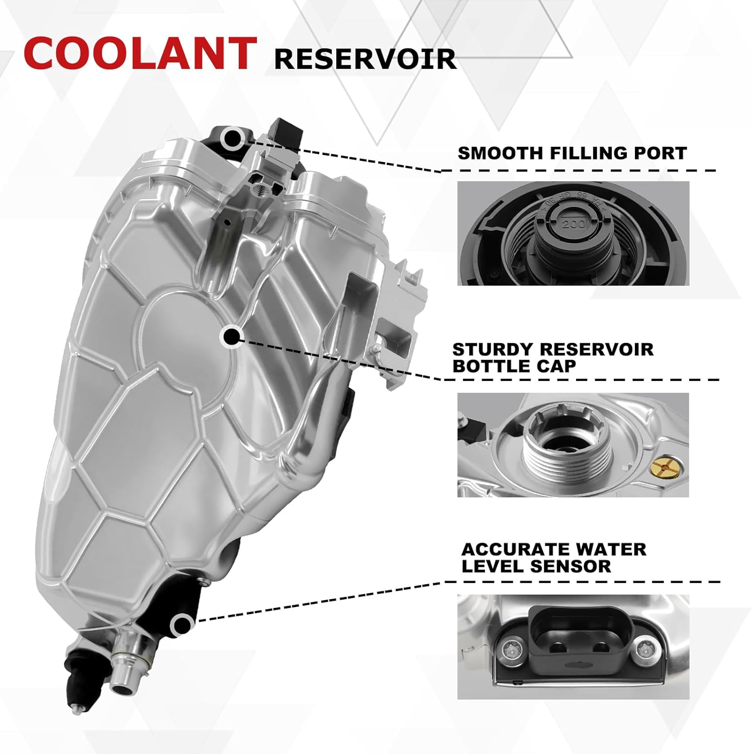 Aluminum Coolant Reservoir Upgrade Kit